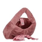 Girls Pink Faux Fur Handbag, 1, hi-res