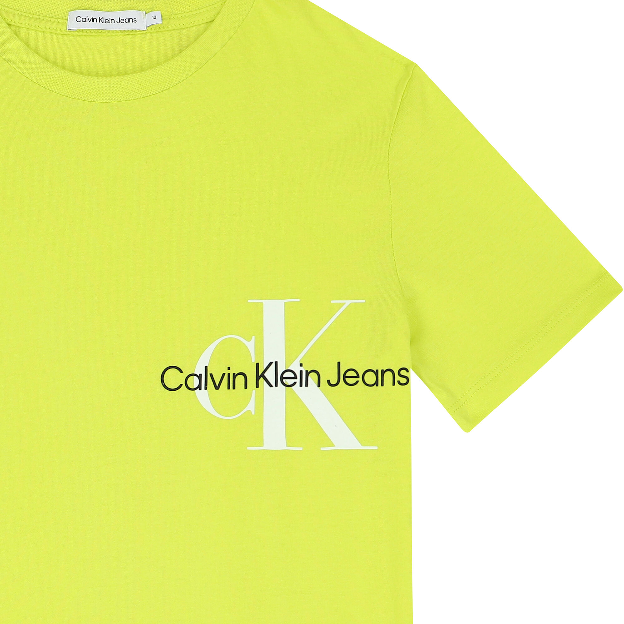 Calvin klein yellow t shirt hotsell