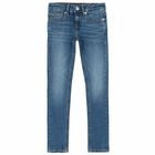 Girls Mid Blue Nora Jeans, 2, hi-res