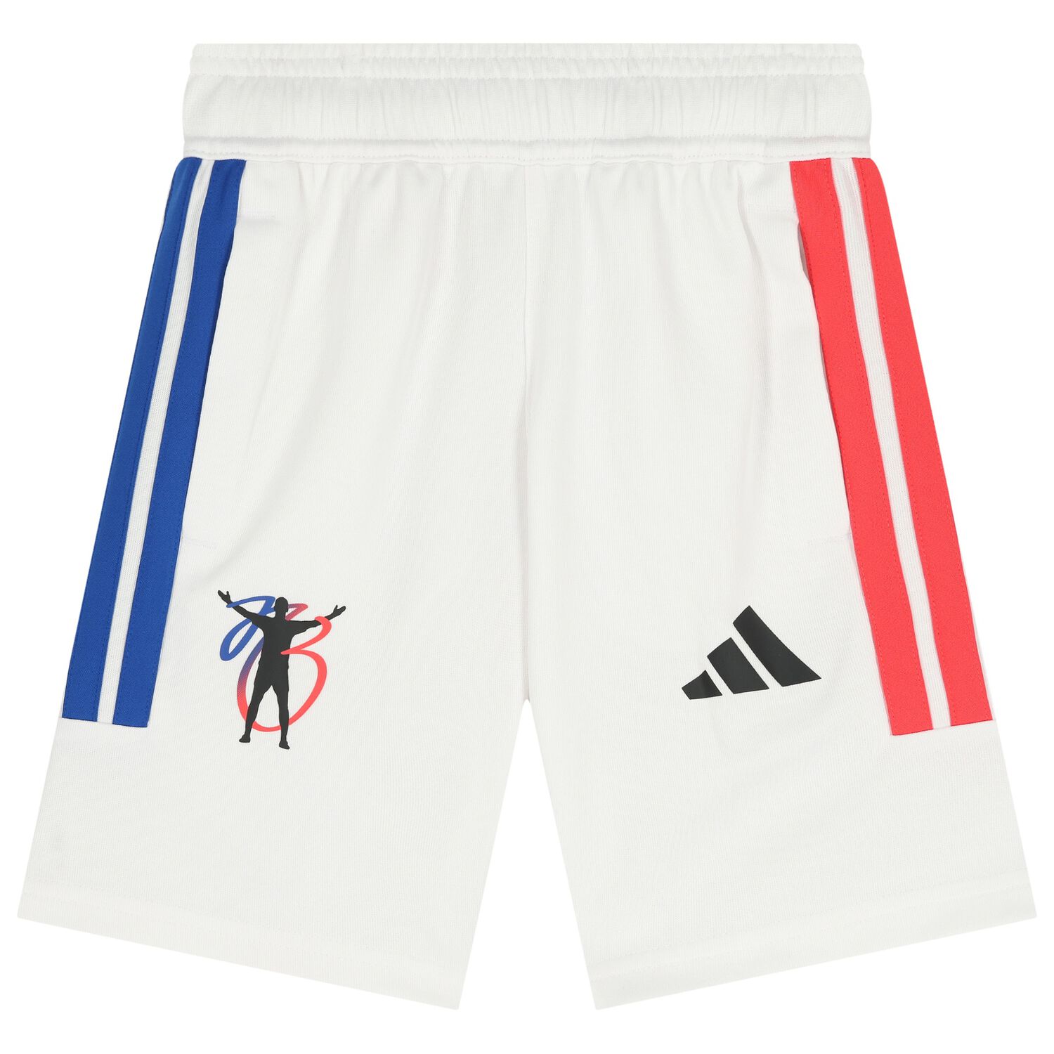 White Jude Bellingham Logo Shorts, 1, hi-res