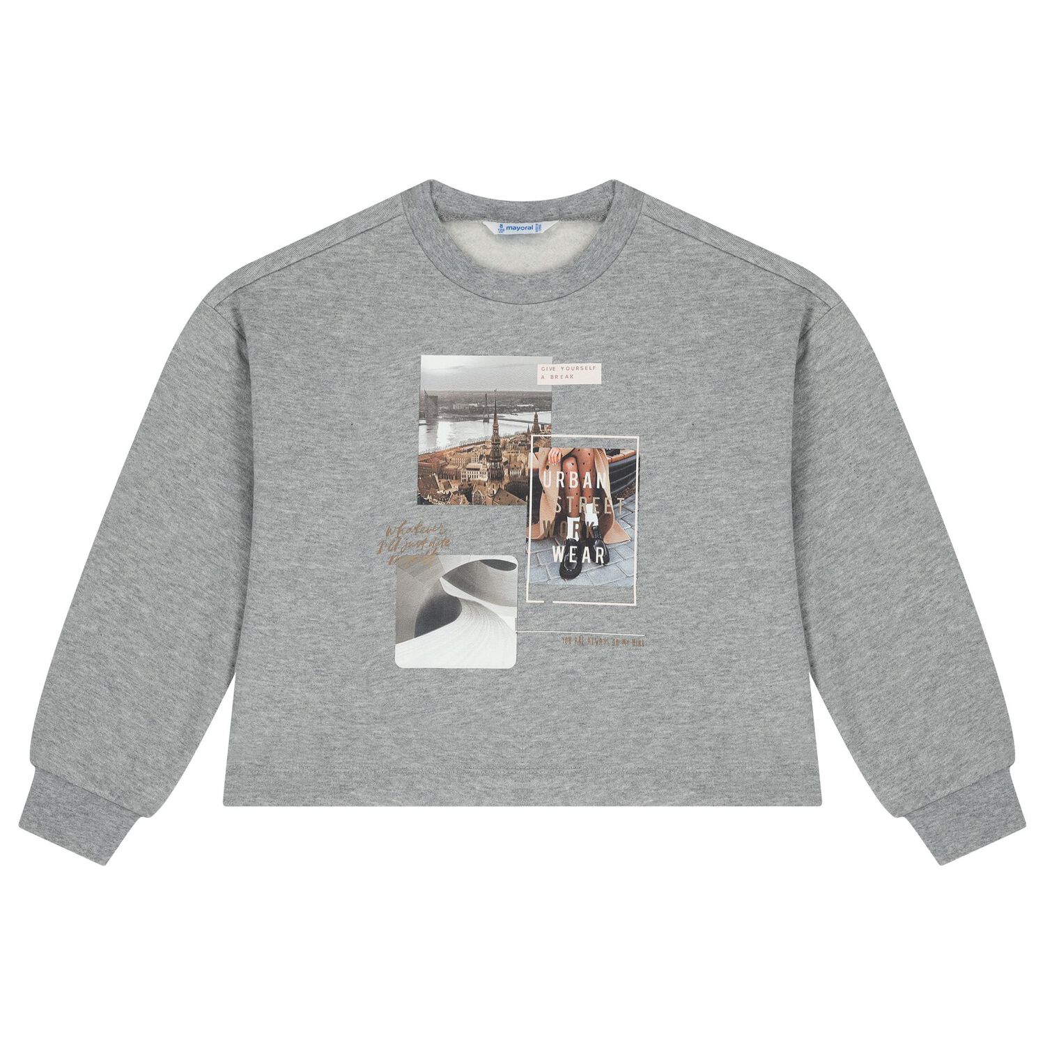 طقم بنات ليغنز  باللون الرمادي و الأسود, 1, hi-res