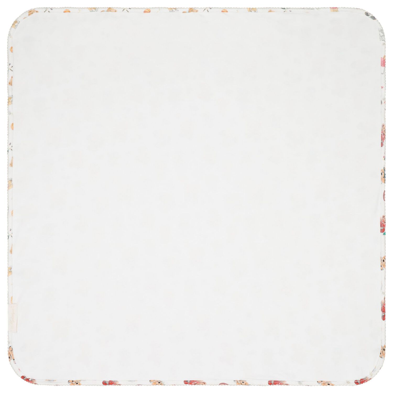 بطانية أولاد بطبعة الدب  باللون الأبيض, 1, hi-res