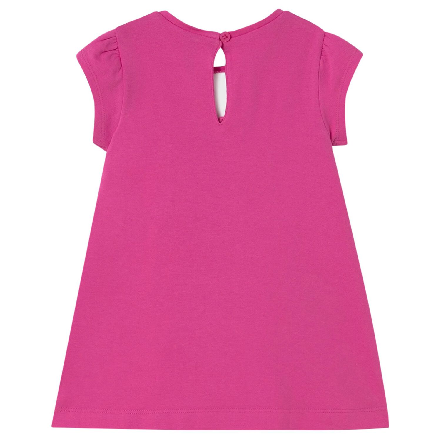 فستان بناتي مخطط باللونين الأبيض والوردي , 3, hi-res