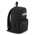Black Logo Backpack, 1, hi-res