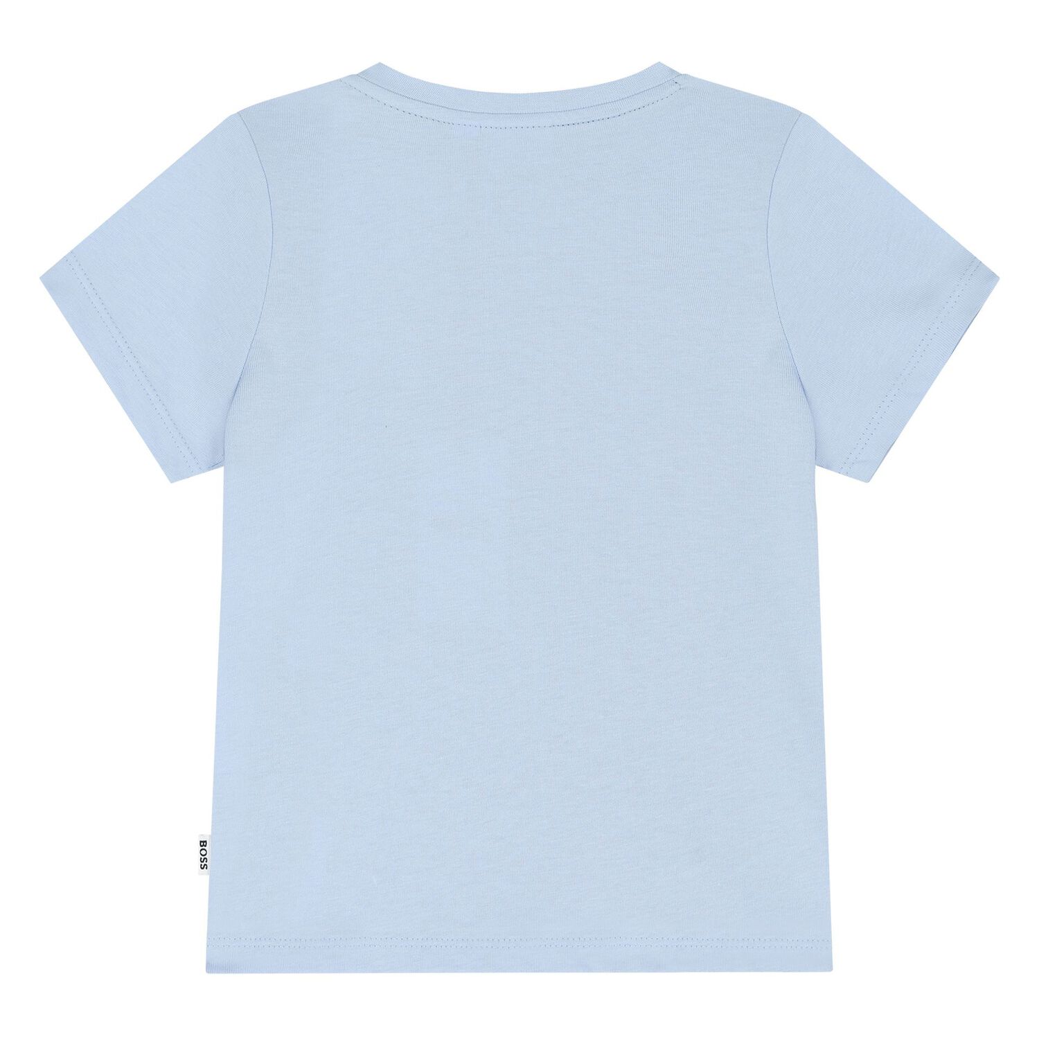 Younger Boys Blue Logo T-Shirt, 1, hi-res