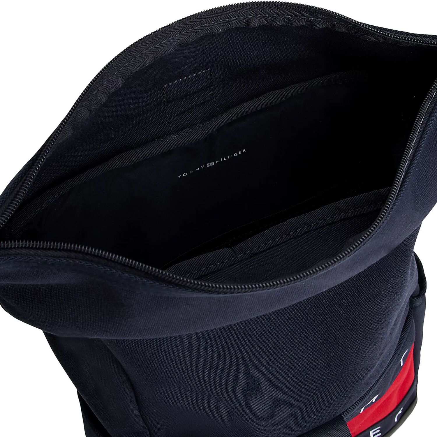 حقيبة ظهر بشعار باللون الكحلي, 1, hi-res