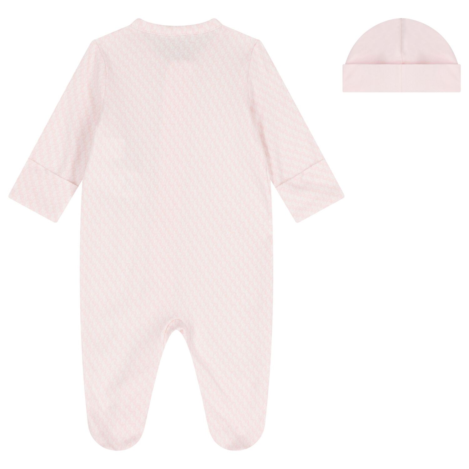 Baby Girls Pink & White Logo Babygrow Gift Set, 1, hi-res image number null
