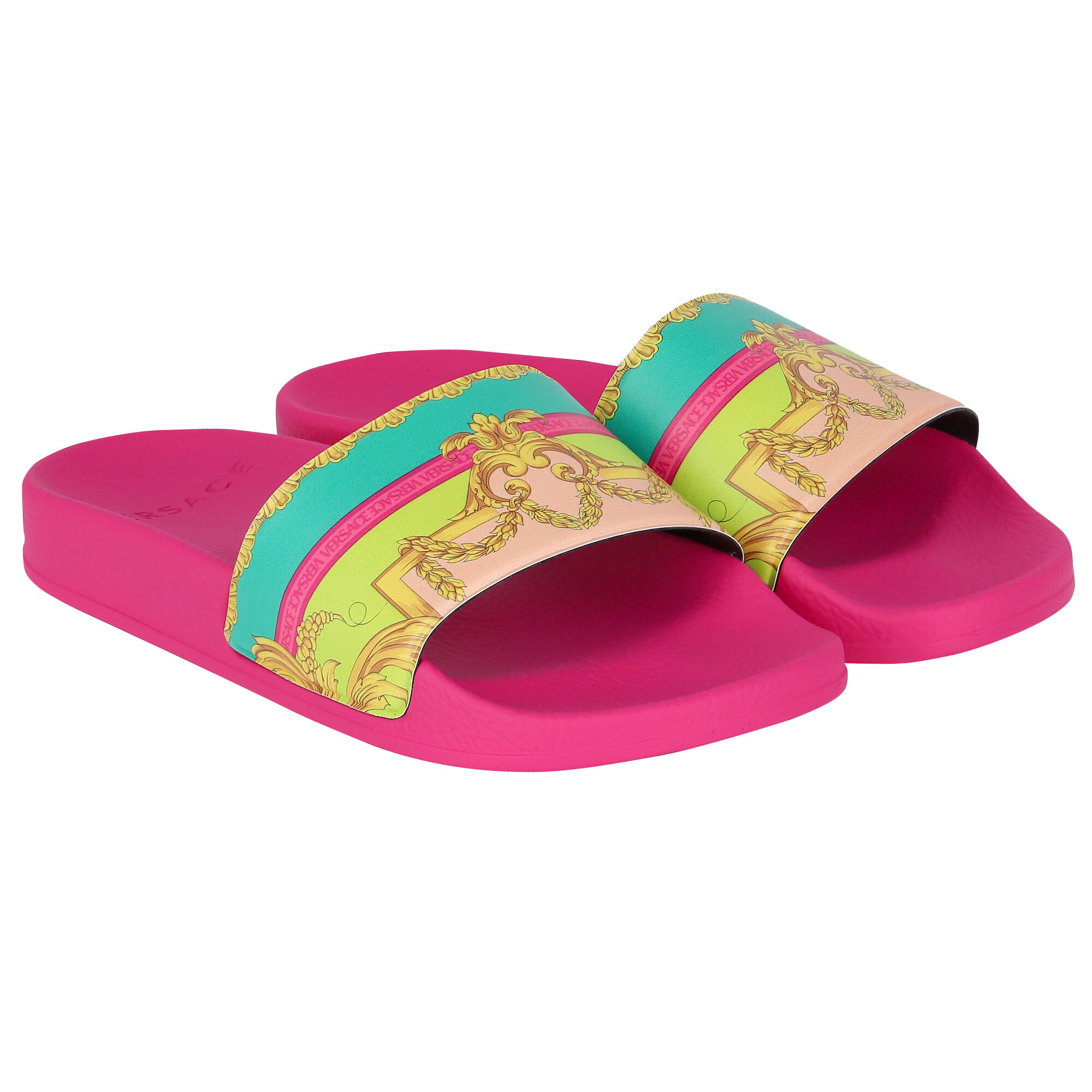 Versace pink sliders outlet