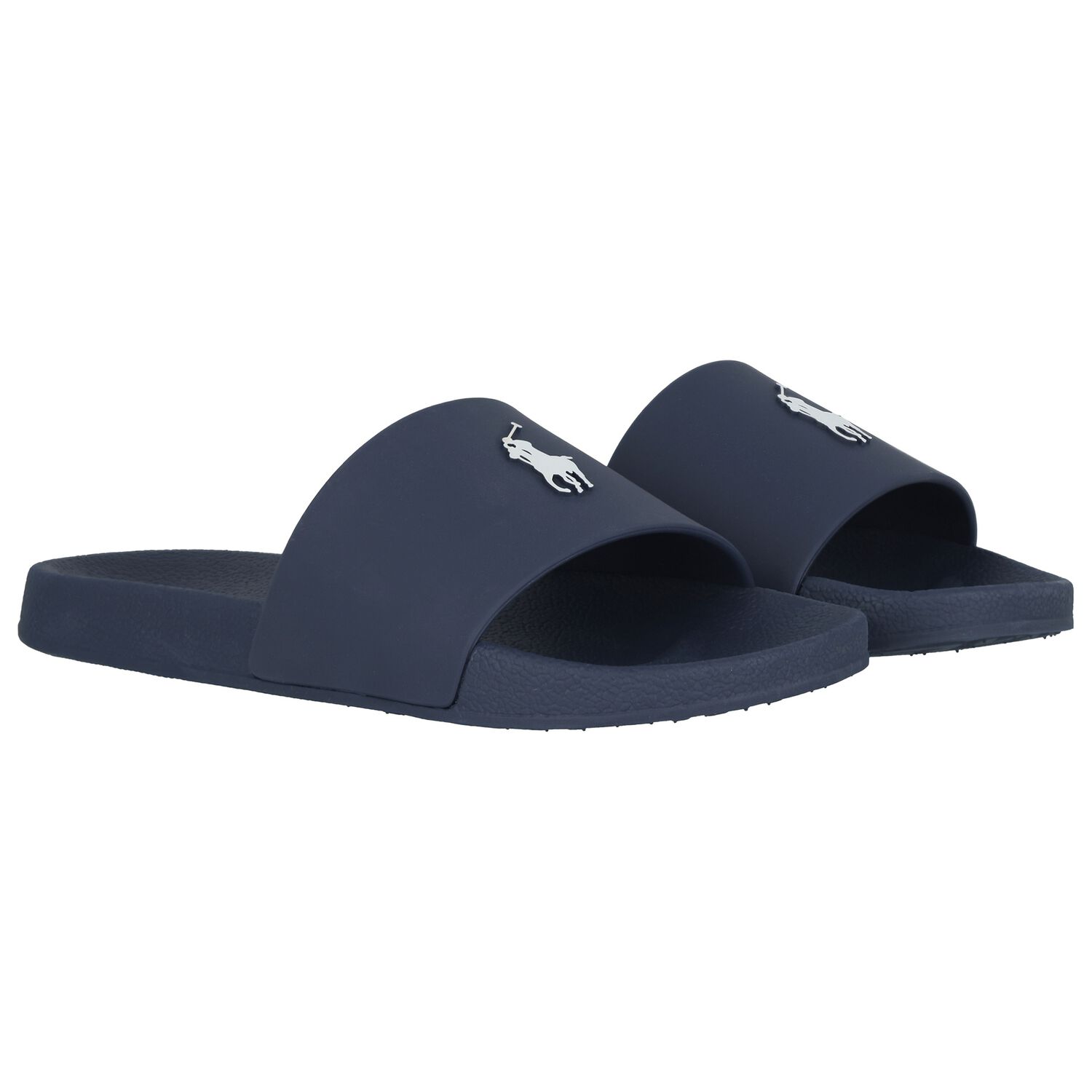 Boys Navy Blue Logo Sliders, 1, hi-res