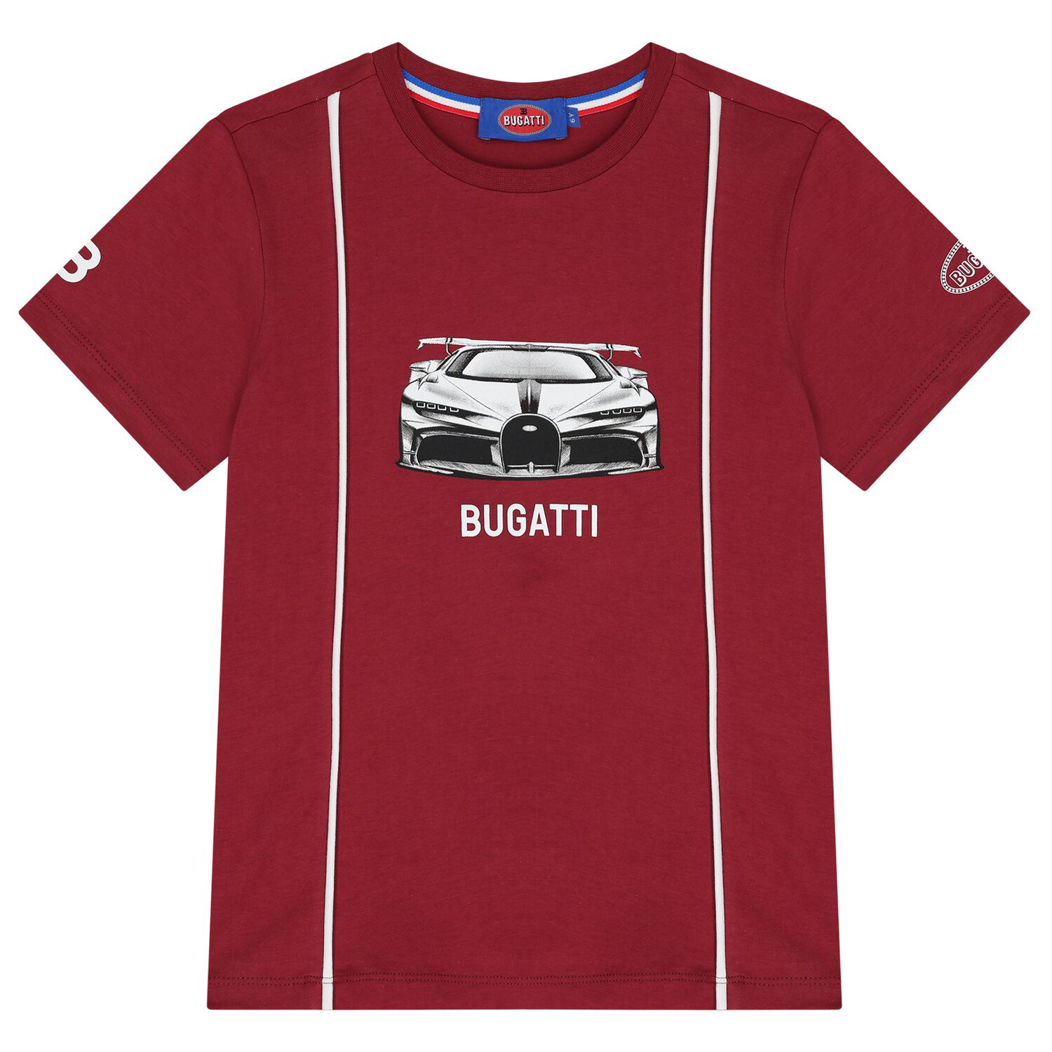 Boys Burgundy Logo T-Shirt, 2, hi-res