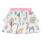 تنورة بنات باللون الابيض, 1, hi-res