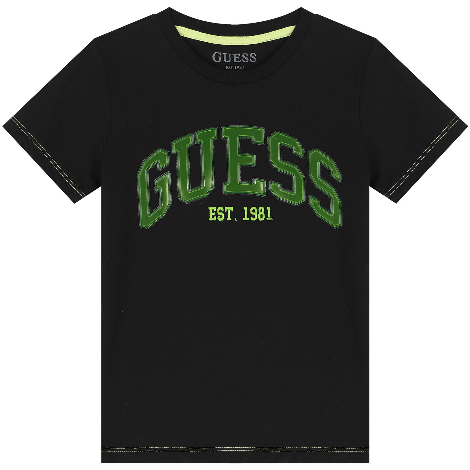 Boys Black Logo T-Shirt, 5, hi-res