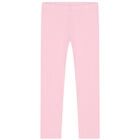 Girls Pink Embellished Flower Leggings Set, 1, hi-res