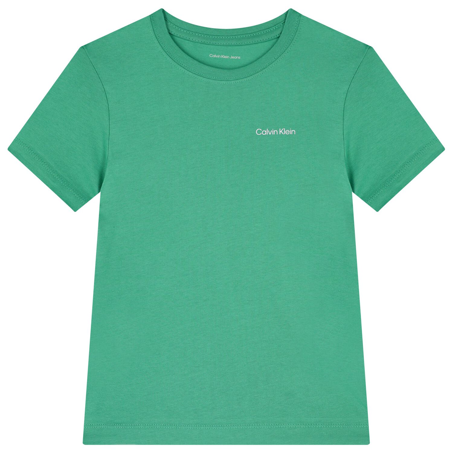 قميص قطني أخضر للأولاد بشعار, 1, hi-res