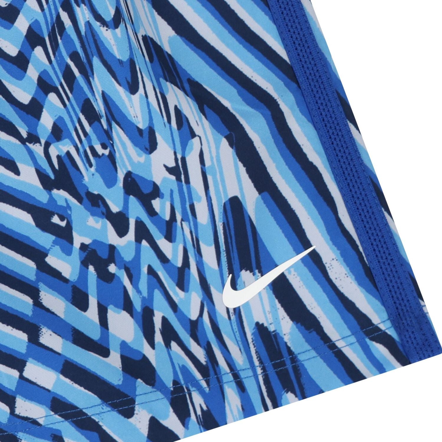 شورت رياضي للأولاد بتقنية دراي-فِت بشعار باللون الأزرق, 1, hi-res