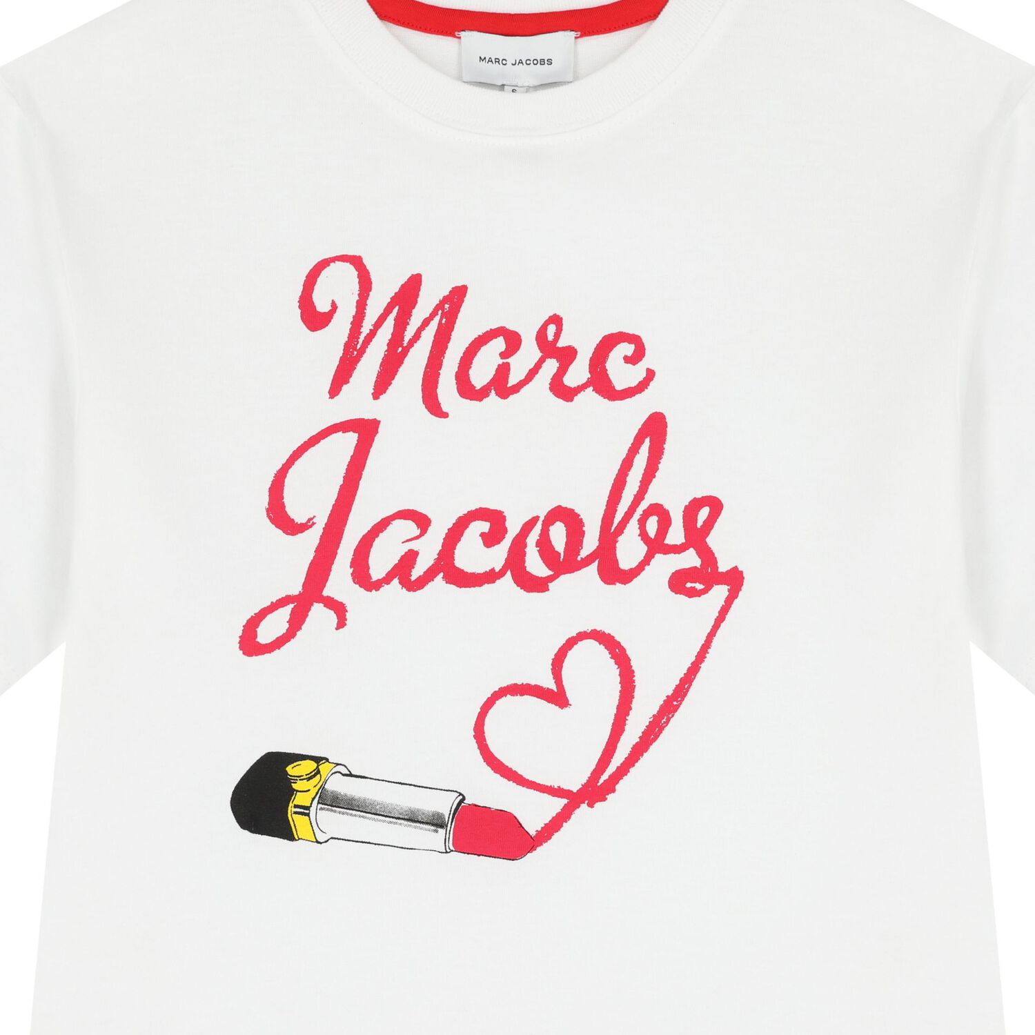 Girls White Logo T-Shirt, 1, hi-res