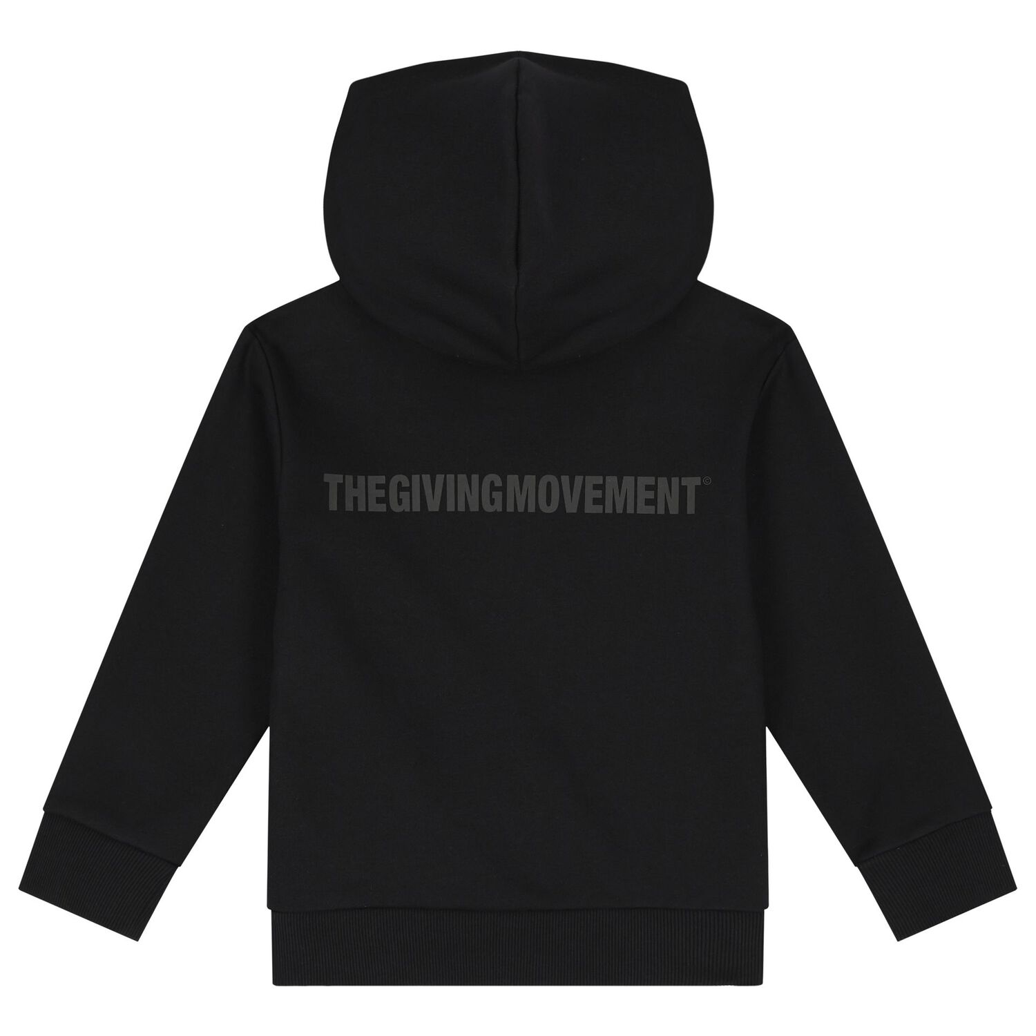 Black Logo Hooded Zip Up Top, 3, hi-res image number null