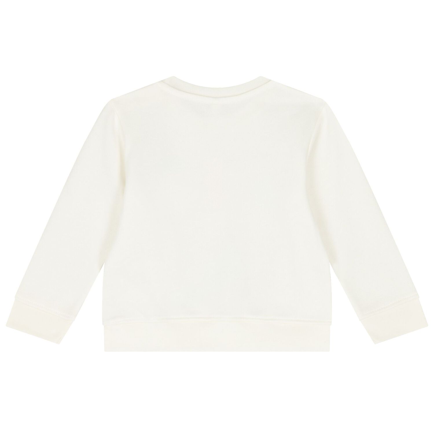 سويتشيرت بنات بالشعار باللون العاجي, 1, hi-res image number null