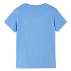 تيشيرت بالشعار باللون الأزرق للأولاد , 1, hi-res