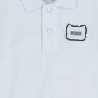 Baby Boys Blue Logo Romper, 2, hi-res