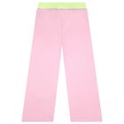 Girls Pink Embellished Joggers, 1, hi-res