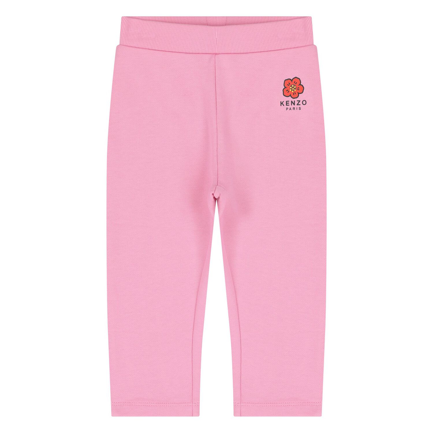 Younger Girls Pink Boke Flower Tracksuit, 1, hi-res