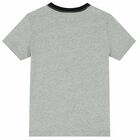 تيشيرت بالشعار باللون الرمادى للاولاد, 1, hi-res