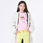 Girls Pink Choupette Logo Sweatshirt, 1, hi-res