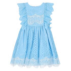 فستان دانتيل باللون الأزرق, 2, hi-res