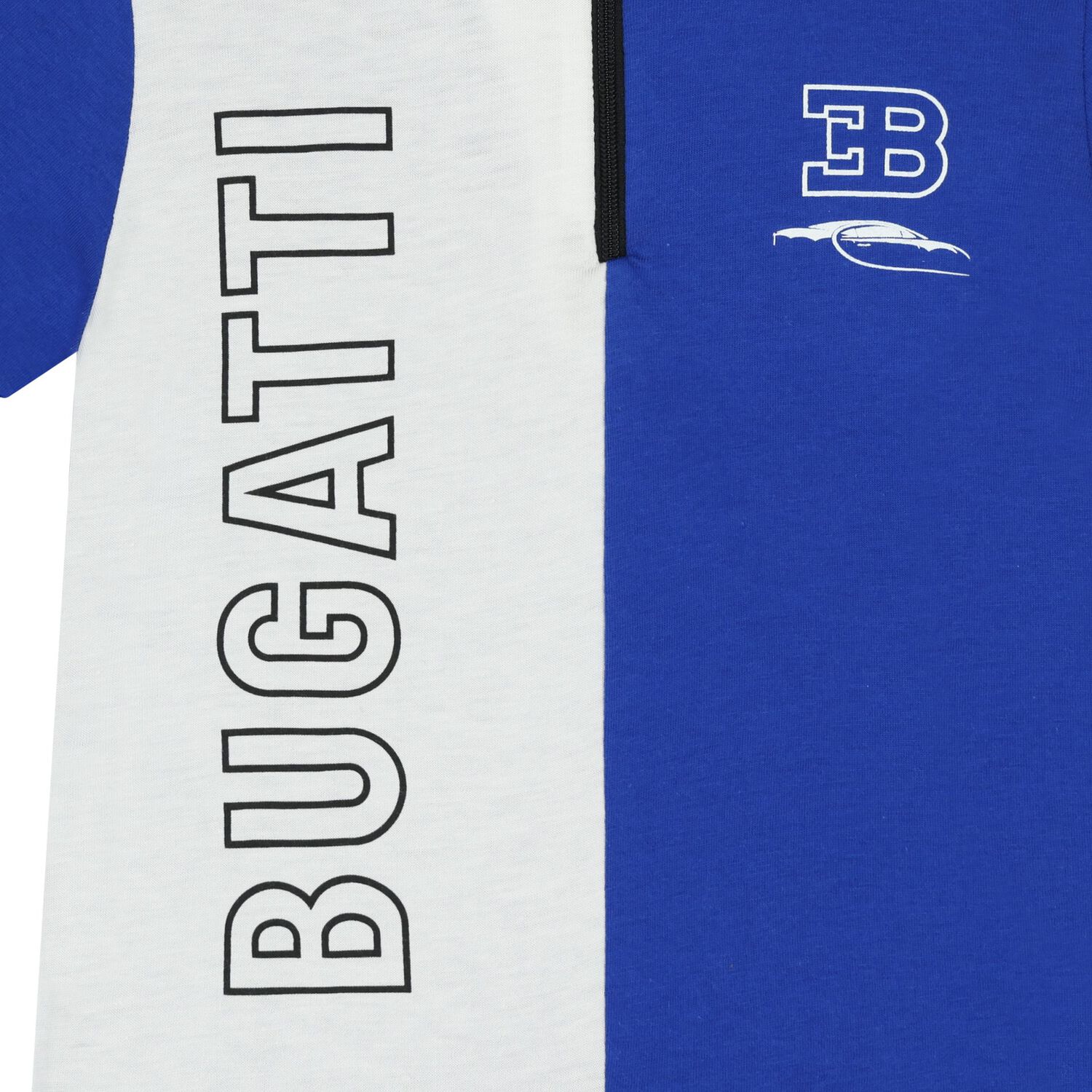 شيرت بولو للأولاد بالشعار باللون الأبيض والأزرق, 2, hi-res