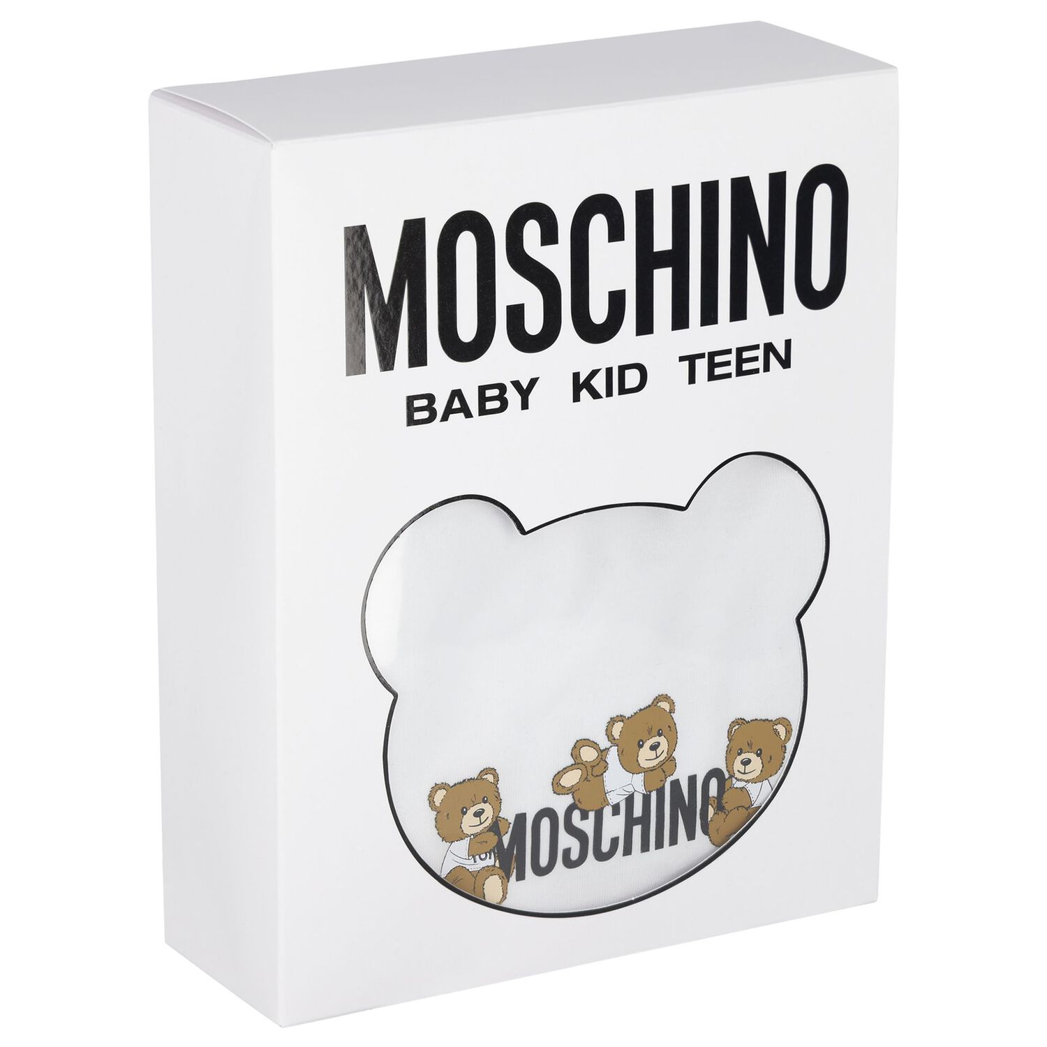 مجموعة هدايا بيبي جرو بشعار الدب تيدي الأبيض, 3, hi-res