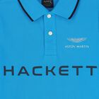 تيشيرت بولو بالشعار باللون الازرق للاولاد, 1, hi-res