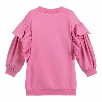 Girls Pink Alice In Wonderland Dress