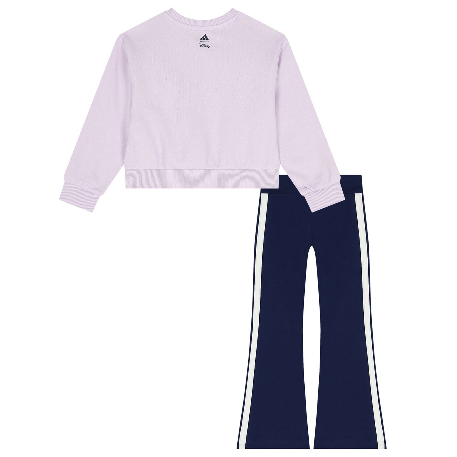 طقم ليجينز للبنات بطبعه ديزنى باللون الكحلى والبنفسجى , 1, hi-res