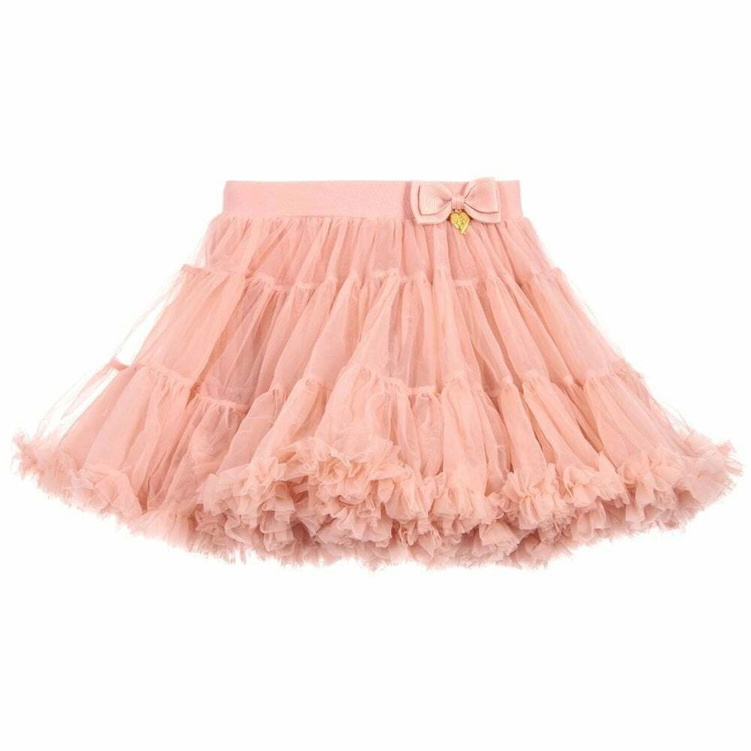 Girls Blush Pink Tulle Skirt, 2, hi-res image number null