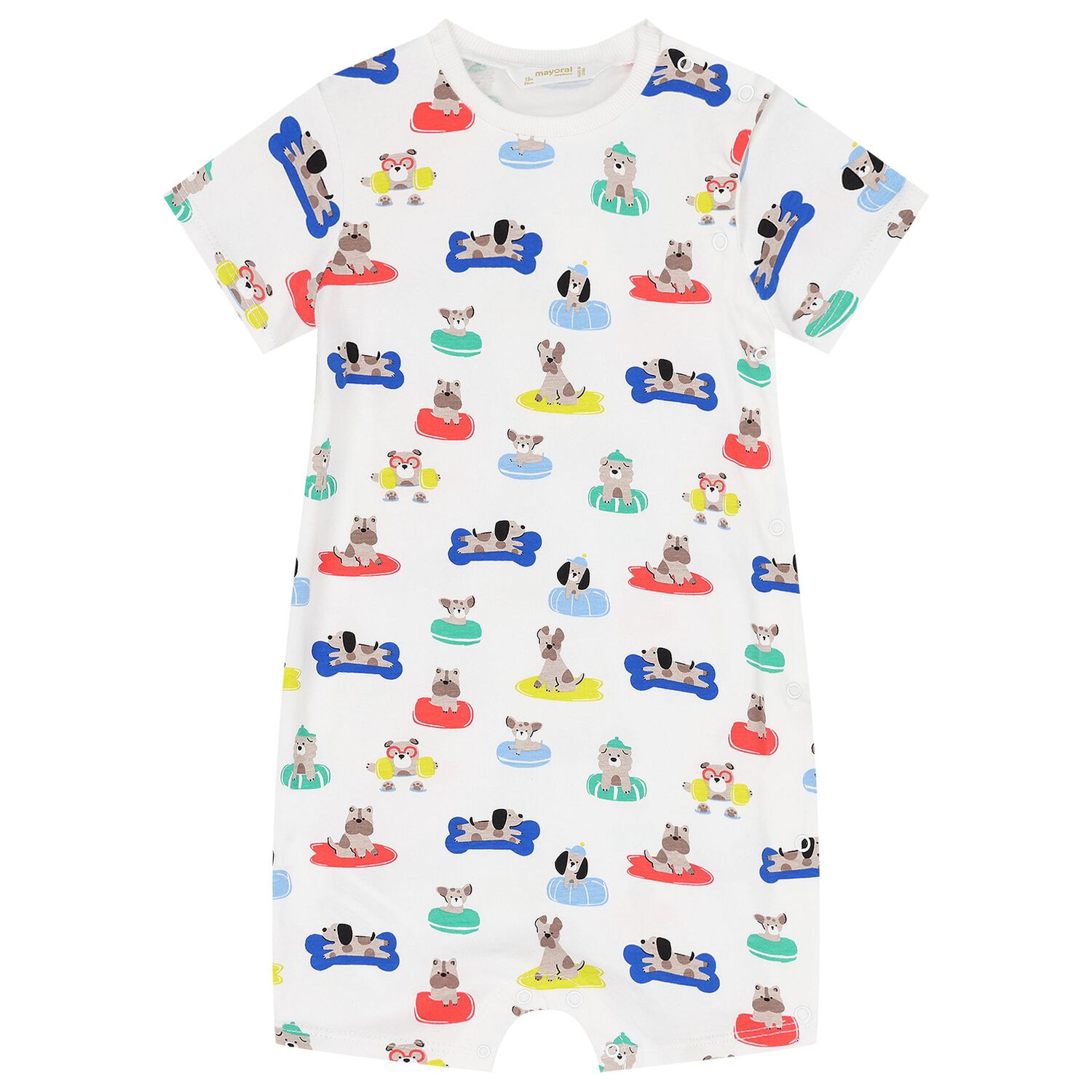 رومبير اطفال باللون الابيض والاخضر (3 قطع ), 1, hi-res