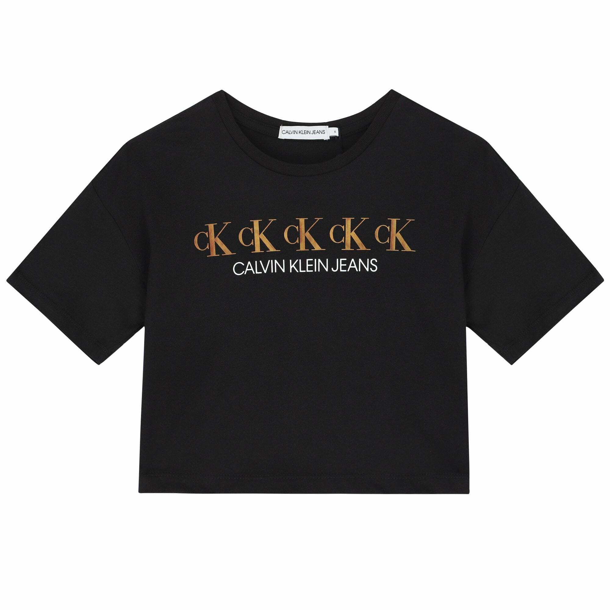 Girls calvin klein t shirt hot sale