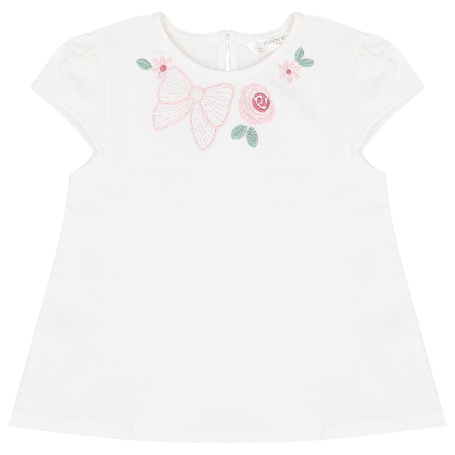 Baby Girls White & Pink Shorts Set ( 2-Pack ), 1, hi-res image number null