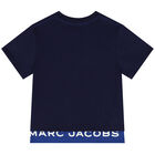 Boys Navy Blue Logo T-Shirt, 1, hi-res