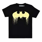 Boys Black Batman T-Shirt, 1, hi-res