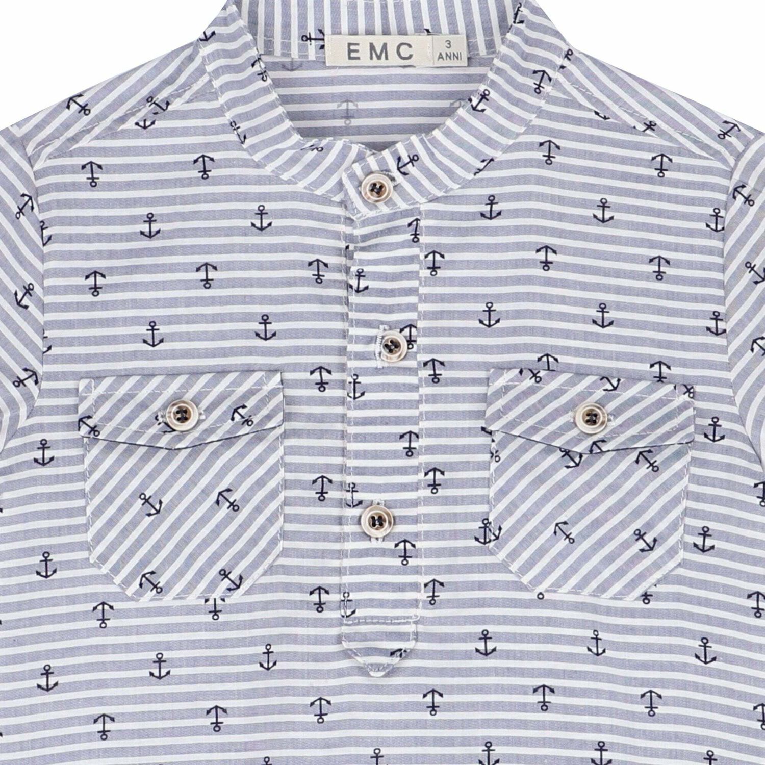 تيشيرت مطبع باللون الابيض وكحلي للاولاد, 1, hi-res image number null