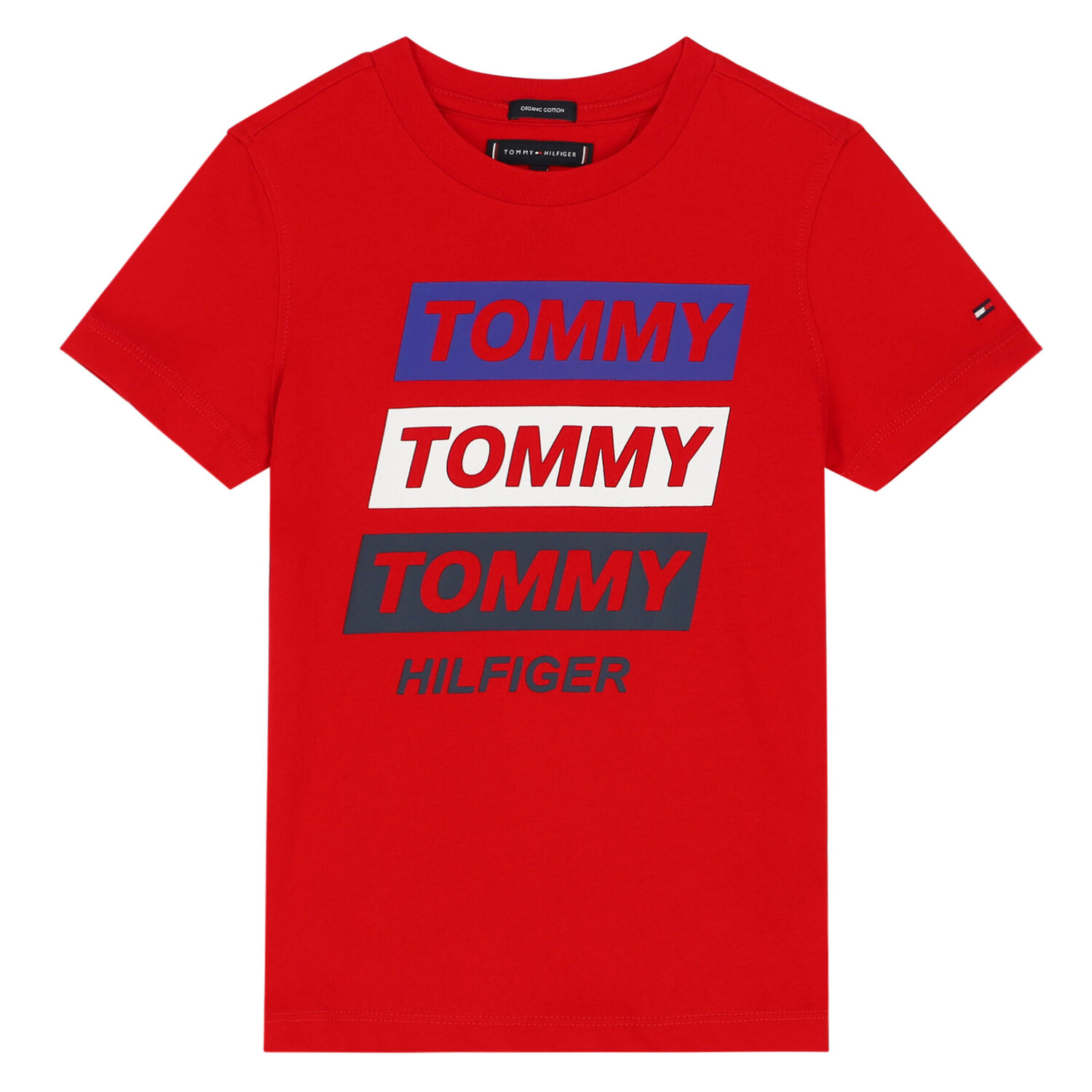 Boys Red Logo T-Shirt, 1, hi-res