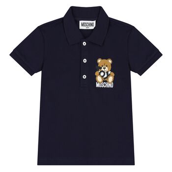 Younger Boys Navy Blue Polo Shirt
