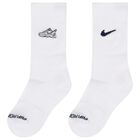 Boys Black & White Logo Socks, 1, hi-res