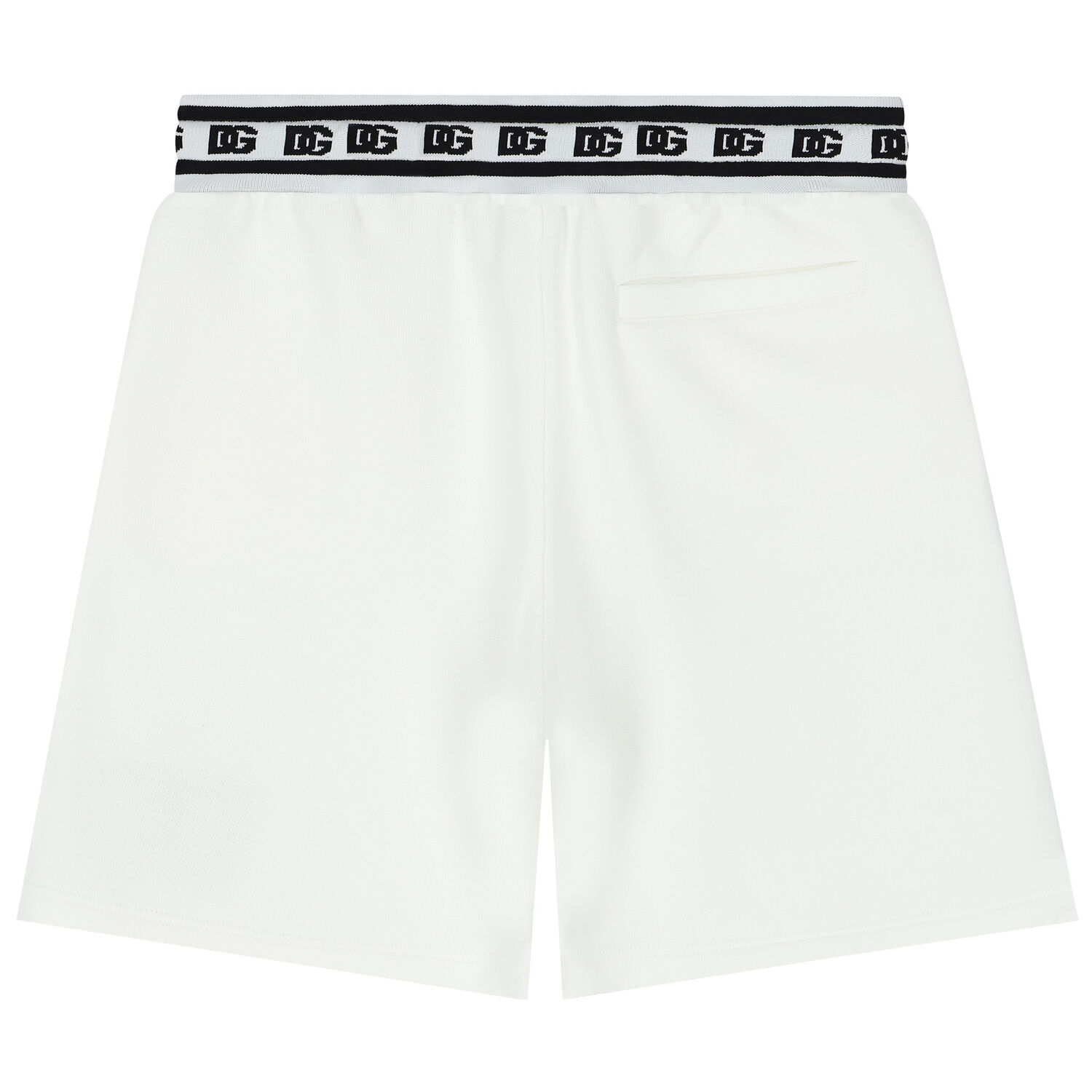 White Logo Shorts, 1, hi-res