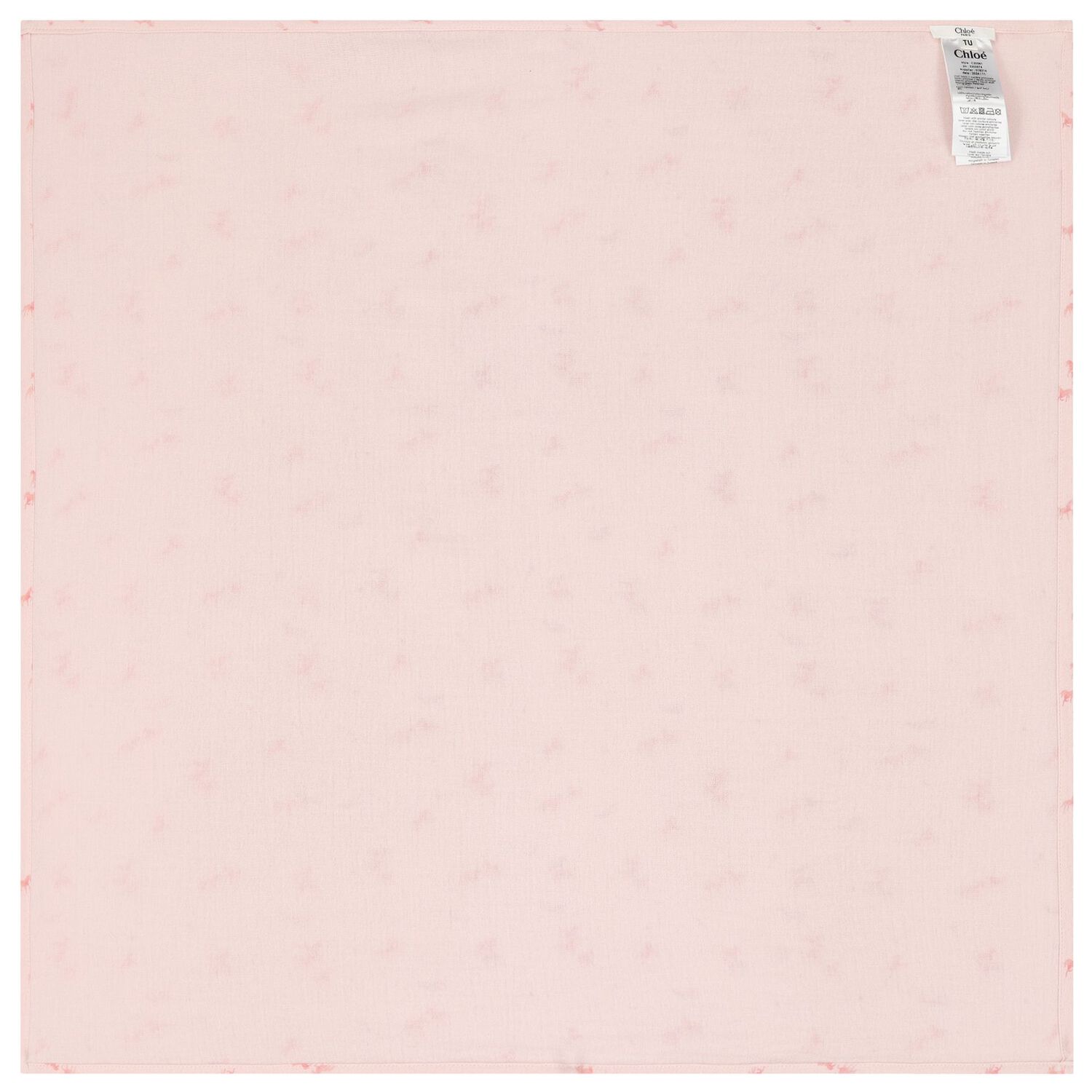 طقم هدايا من قماش موسلين بشعار باللون العاجي والوردي للبنات الصغار, 1, hi-res