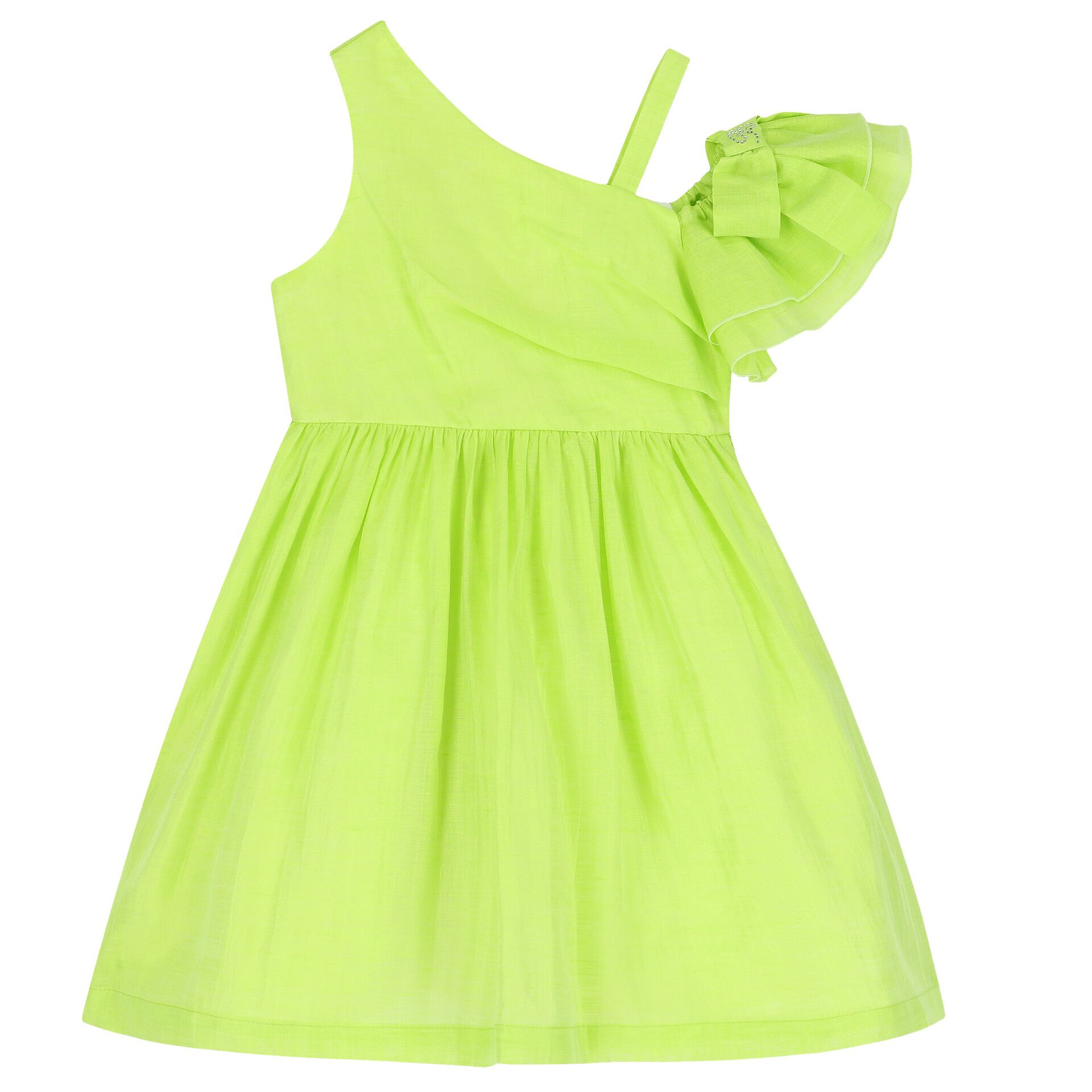 Girls green store dress