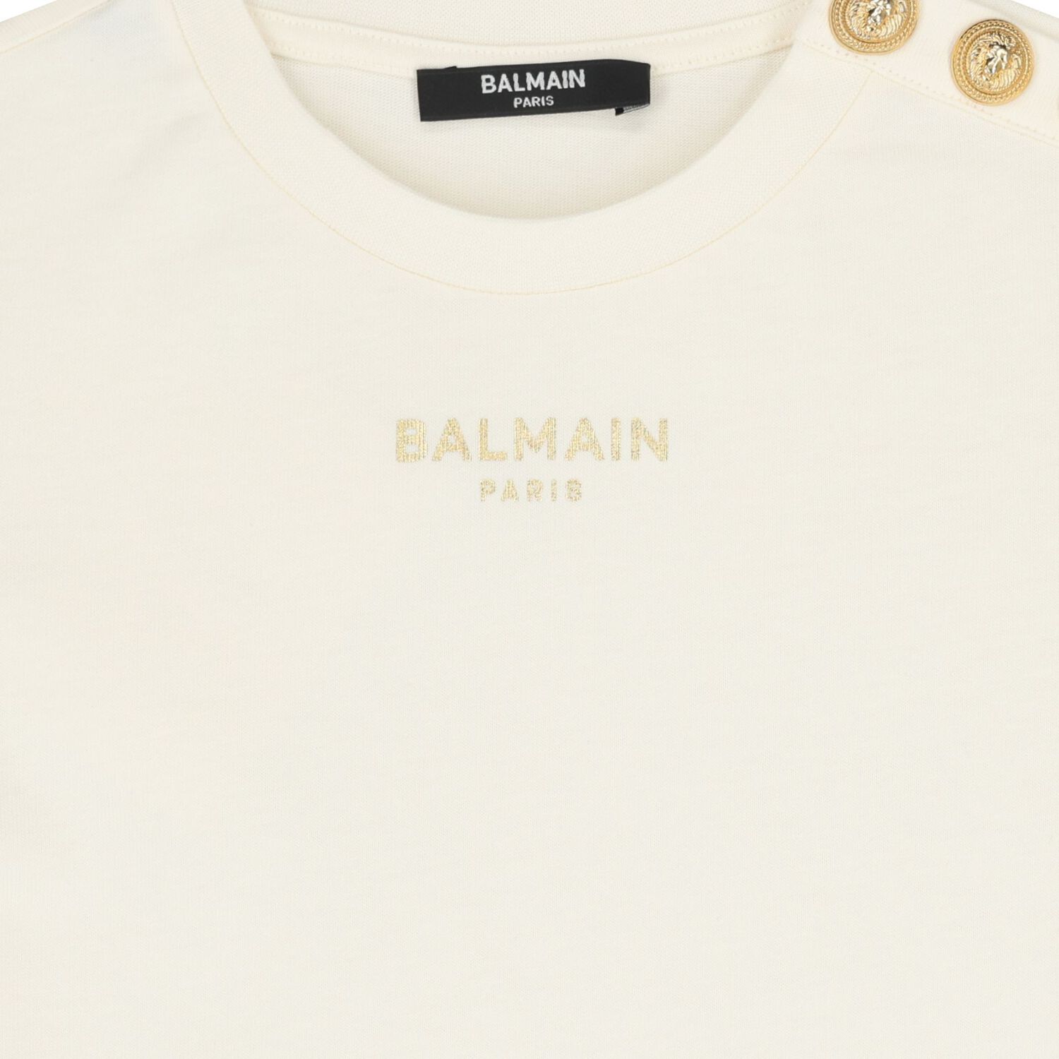 تيشيرت بشعار اللون العاجي, 1, hi-res