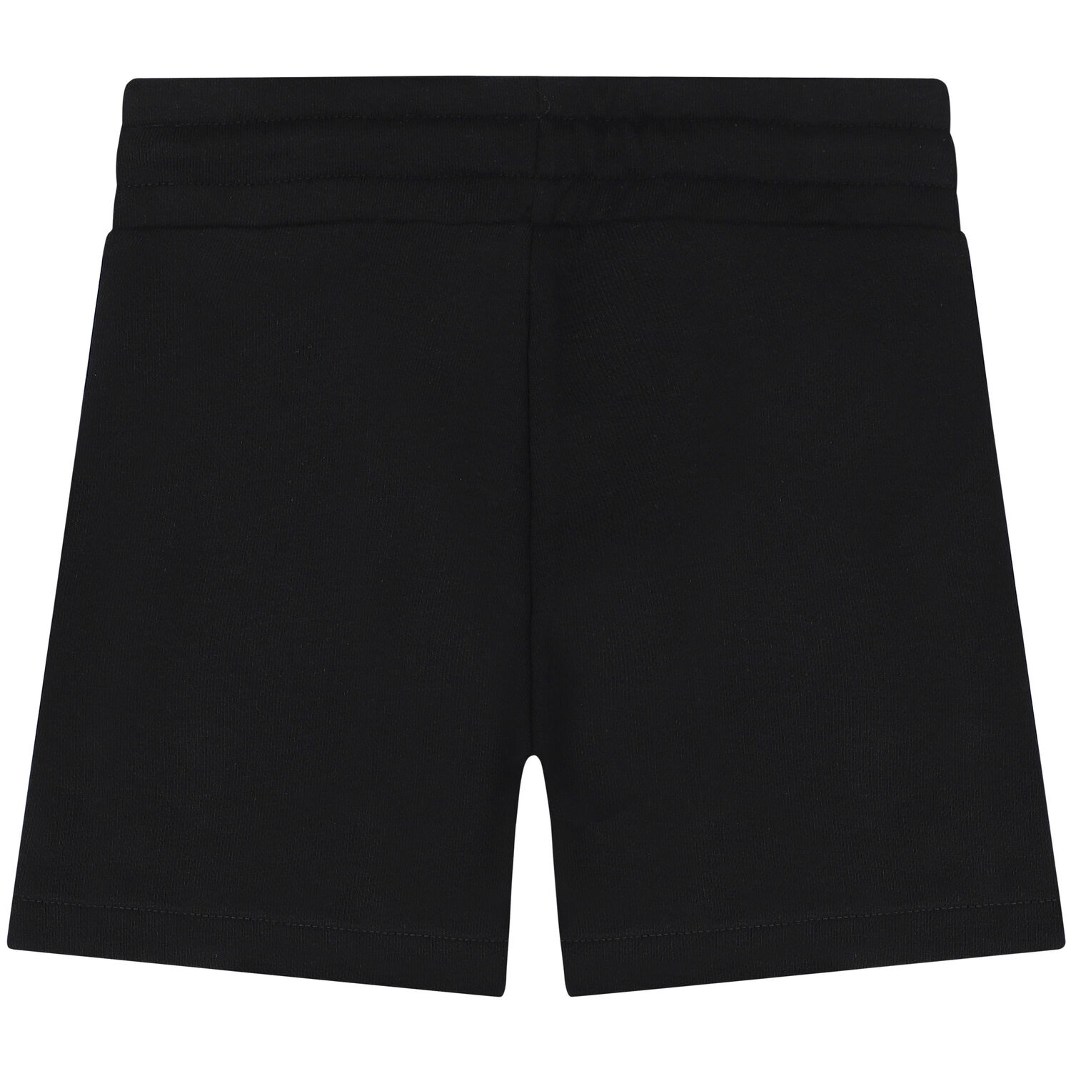 Girls Black Logo Shorts, 1, hi-res