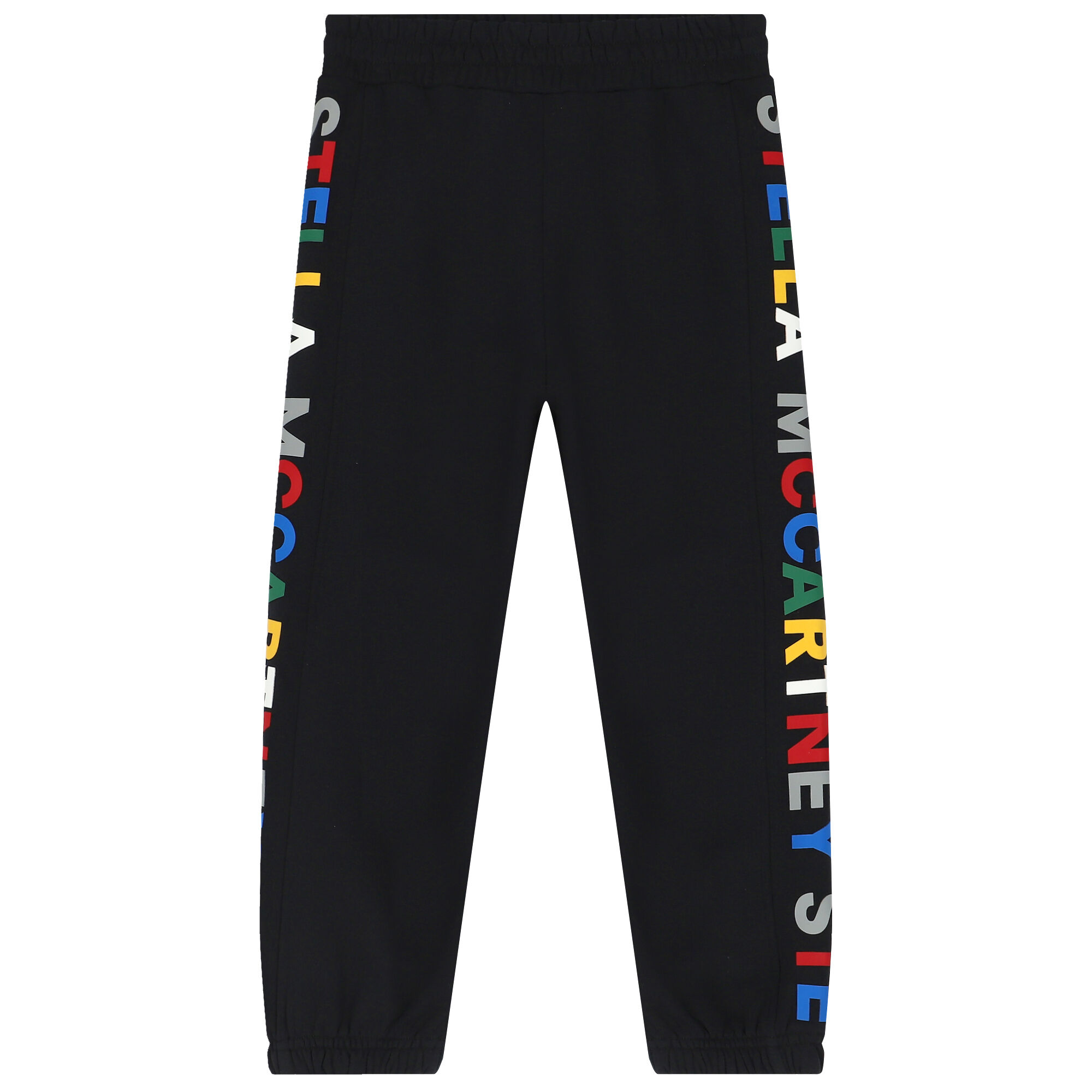 Stella McCartney Boys Black Logo Joggers Junior Couture UAE